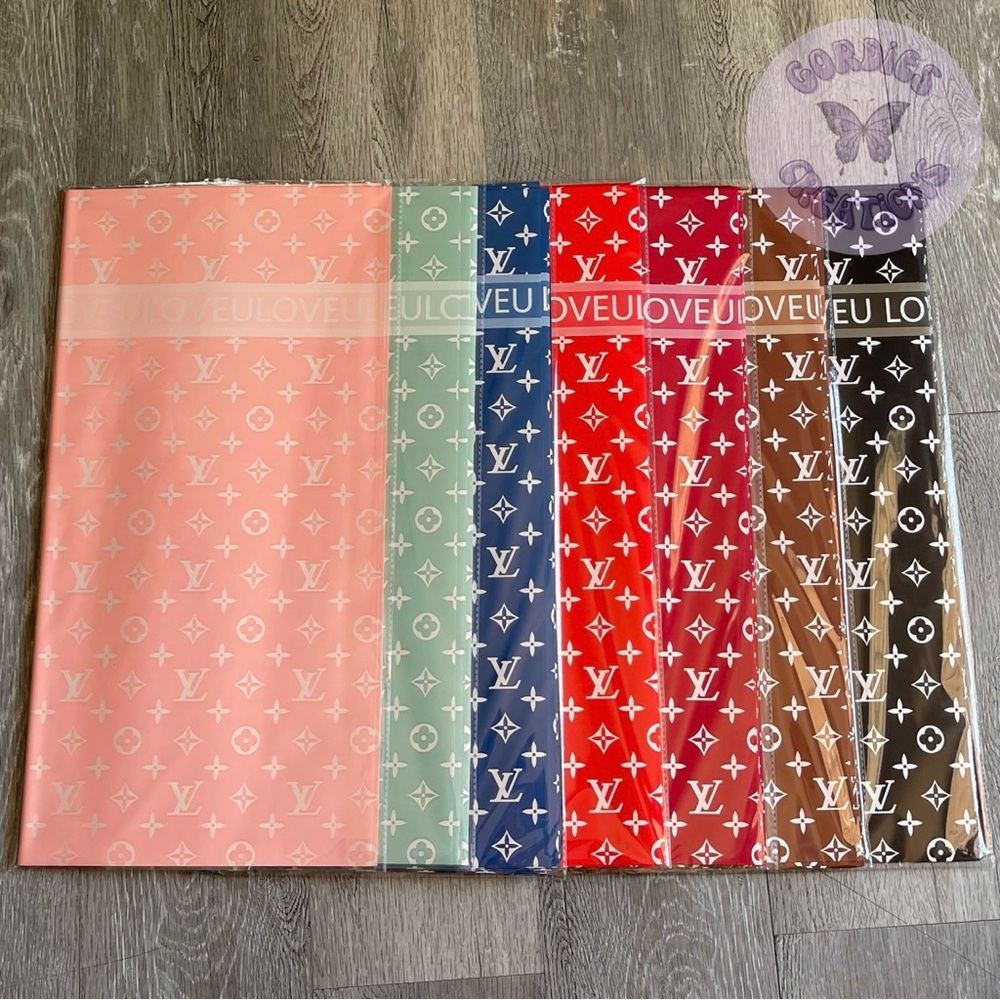 Designer Floral Bouquet Wrapping Paper